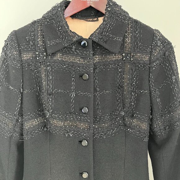 Peggy Jennings Evening Dress & Coat Set Size 2 - Picture 4 of 7